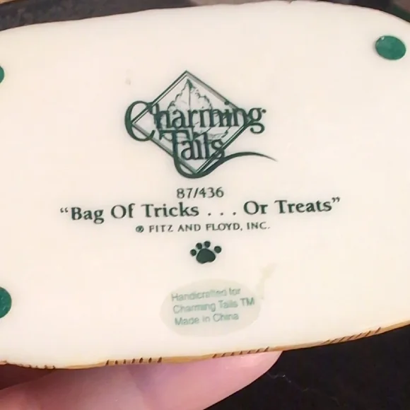 Fitz and Floyd Charming Tails Halloween Mouse Figurine Set - Brown and Orange - Picture 5 of 8